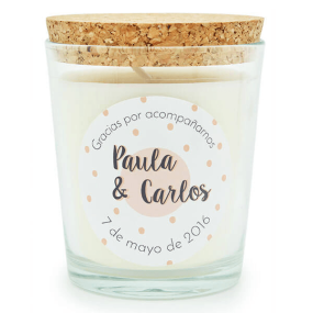 Pegatinas personalizadas nombres con topitos