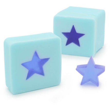 Kit para hacer jabón en barra con inclusión modelo Estrella