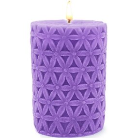 Molde para velas decorativas con flores Molde para velas decorativas con flores