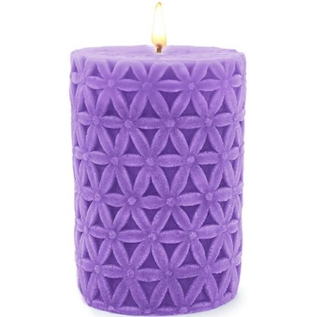 Formas para velas decorativas com flores