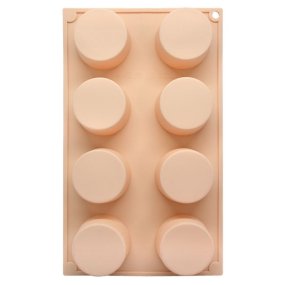 Molde 8 pastilhas circulares
