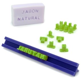 Carimbo para sabonetes, Letras e Numeros para compor