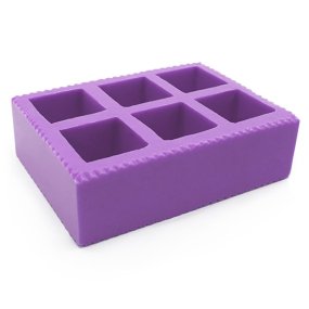 Moule en silicone 6 cubes Moule en silicone 6 cubes