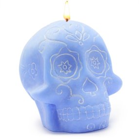 Molde para velas calavera decorada Molde para velas calavera decorada