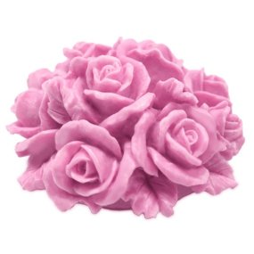 Molde centro de rosas em 3D