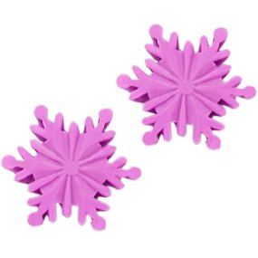 Molde velas navidad estrella de hielo Molde velas navidad estrella de hielo