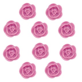 Molde de 10 mini rosas Molde de 10 mini rosas