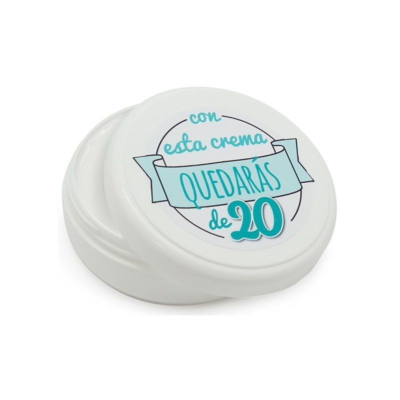 "Com este creme ficaras de 20" Etiquetas pequenas para cremes caseiros.