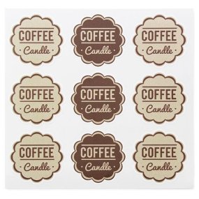 Pegatinas coffee candle Pegatinas coffee candle