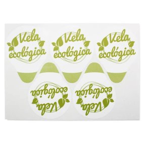 Bouchons adhésifs pour bougies écologiques