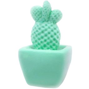 Forma silicone para velas cactos opuntia
