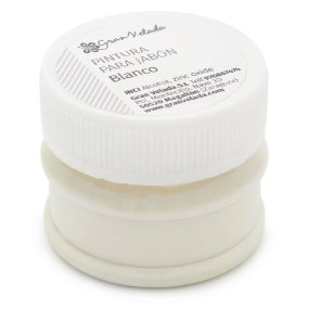 Peinture blanche pour savon