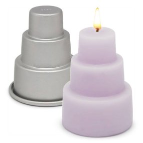 Molde metalico para velas bolo de casamento
