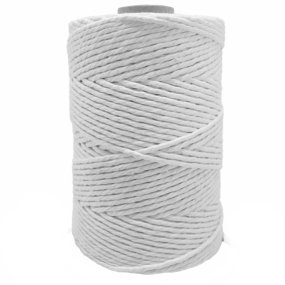 Cordao de algodao branco Cordao de algodao branco