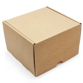 Coffret cadeau kraft auto-assemblé