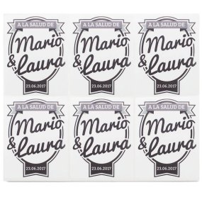 Autocollants de mariage pour la santé de