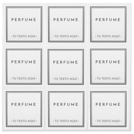 Adesivos para perfume caseiro