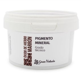 Pigmento mineral castanho oxido de ferro tc