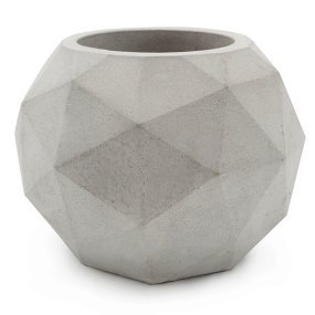 Molde porta-velas formato geométrico