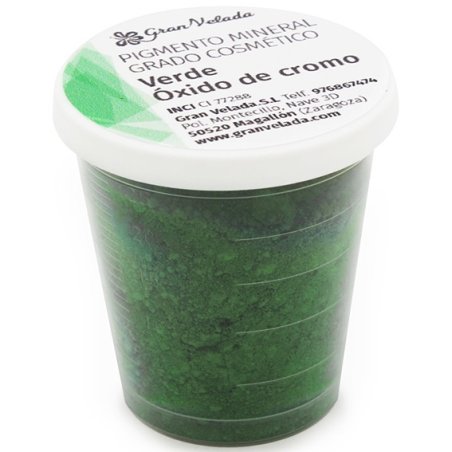 Pigment minéral oxyde vert de chrome cosmétique