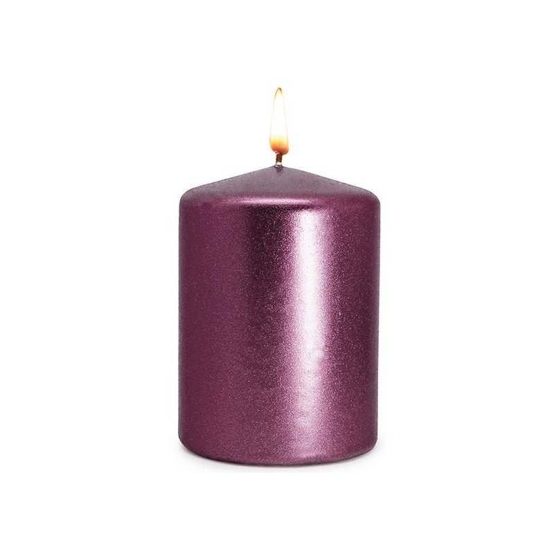 Vernis violet avec des éclairs de paillettes