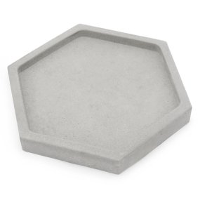 Jabonera de cemento hexagonal Jabonera de cemento hexagonal