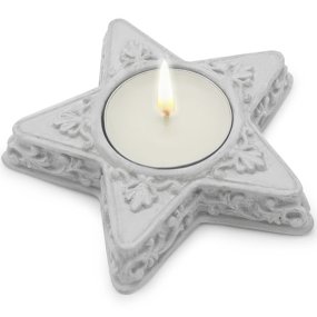 Molde porta-velas estrela filigrana Molde porta-velas estrela filigrana