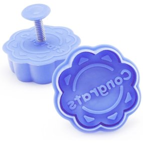 Coupe-pâtes fleurs félicitations