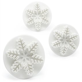 Corta-massas 3 flocos de neve Corta-massas 3 flocos de neve