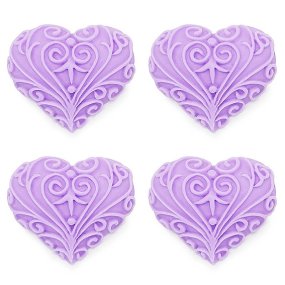 Moldes de corações enfeitados Moldes de corações enfeitados