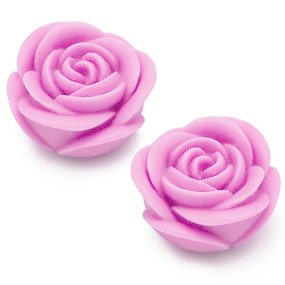 Molde 2 rosas redondeadas Molde 2 rosas redondeadas