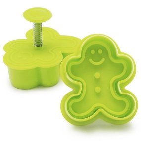 Les coupe-pâtes moulent le biscuit au pain d’épices