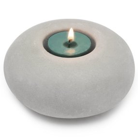 Molde porta-velas circular