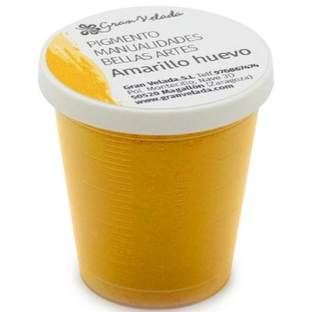 Pigmento amarelo ovo para artesanatos