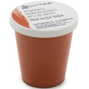 Pigment de tuile orange pour l’artisanat