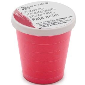 Pigment rouge néon pour l’artisanat