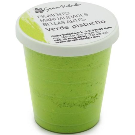 Pigmento verde pistache para artesanatos