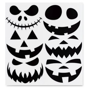 Adesivos para abóboras Halloween Adesivos para abóboras Halloween