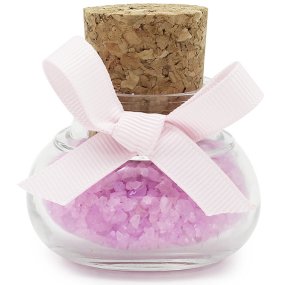 Petite bouteille avec des sels parfumés