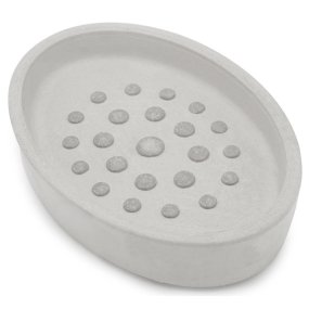 Moule à savon ovale avec des points