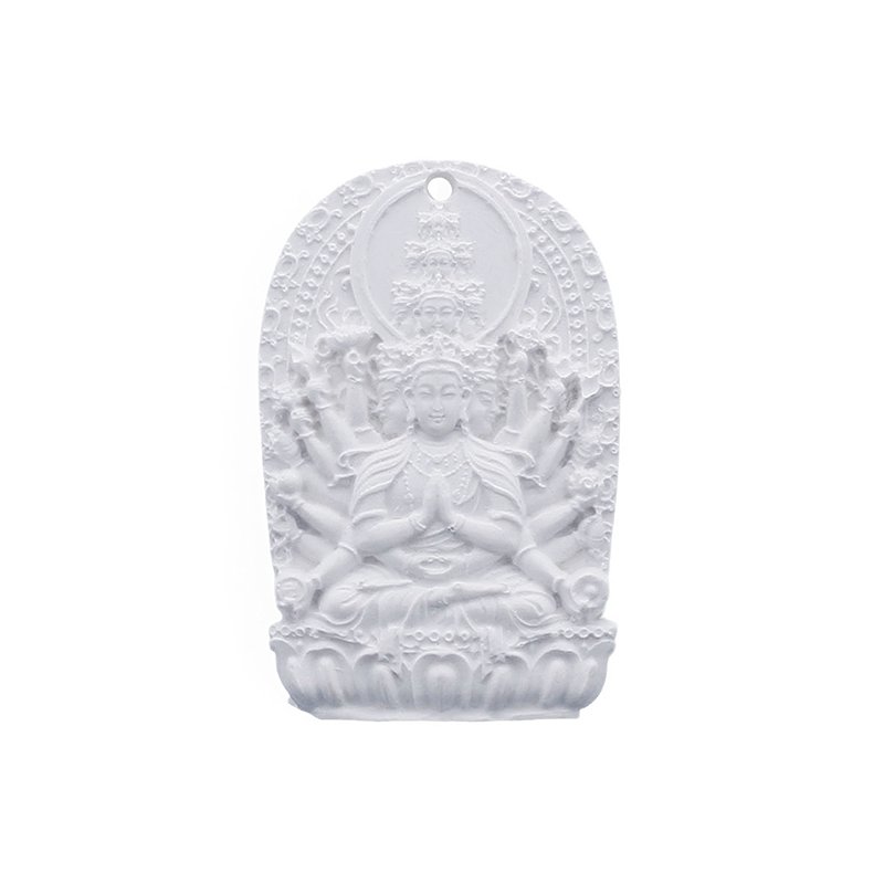 Molde de talisman rectangular Buda