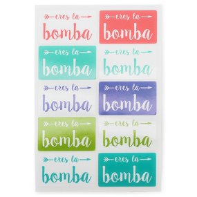 Pegatinas eres la bomba flechazo Pegatinas eres la bomba flechazo