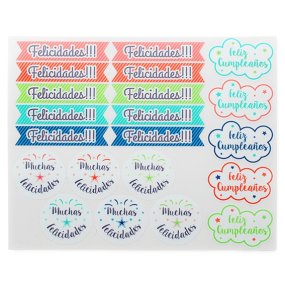 Adesivos Felicidades