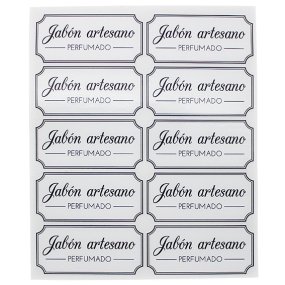 Autocollants de savon artisanal parfumé Autocollants de savon artisanal parfumé