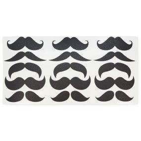 Etiqutas Bigodes quadro-negro