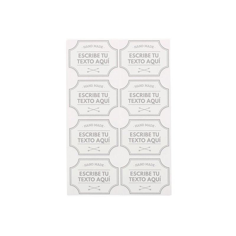 Comprar pegatinas con texto personalizado