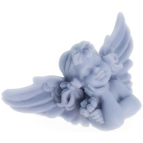 Molde angelito con alas abiertas Molde angelito con alas abiertas
