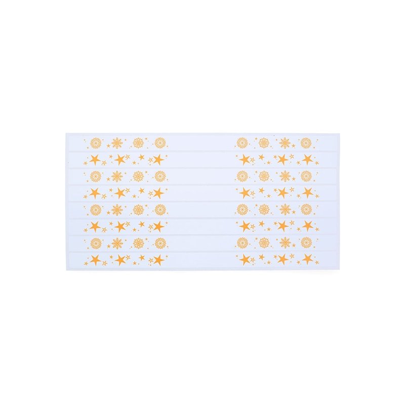 Fitas adesivas de Natal dourado