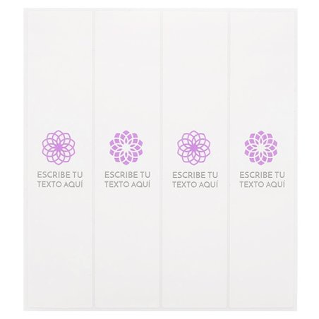 Adesivos com flores mandala
