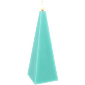 Moule à bougie pyramidale en silicone 5,4x15cm Moule à bougie pyramidale en silicone 5,4x15cm
